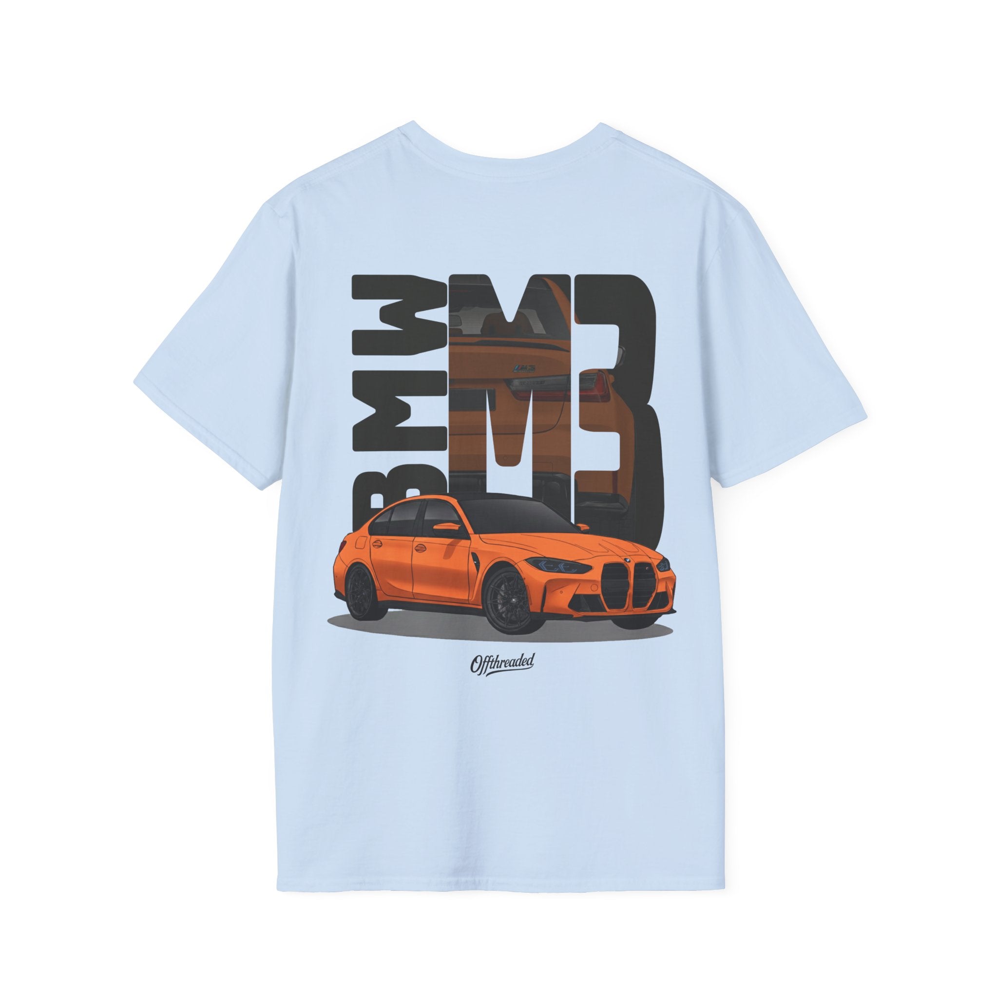 BMW M3 Minimalist Graphic Tee - Orange