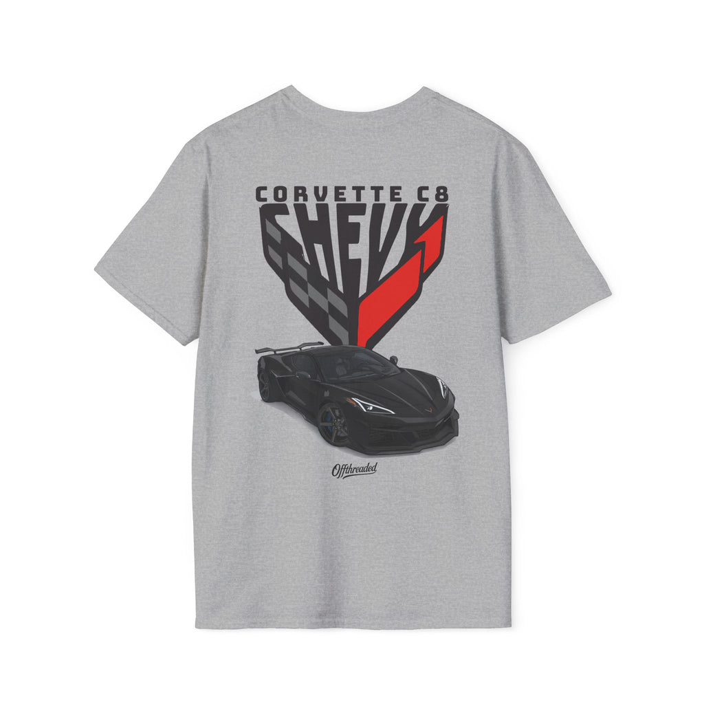 Chevrolet Corvette C8 Graphic T-shirt - Black