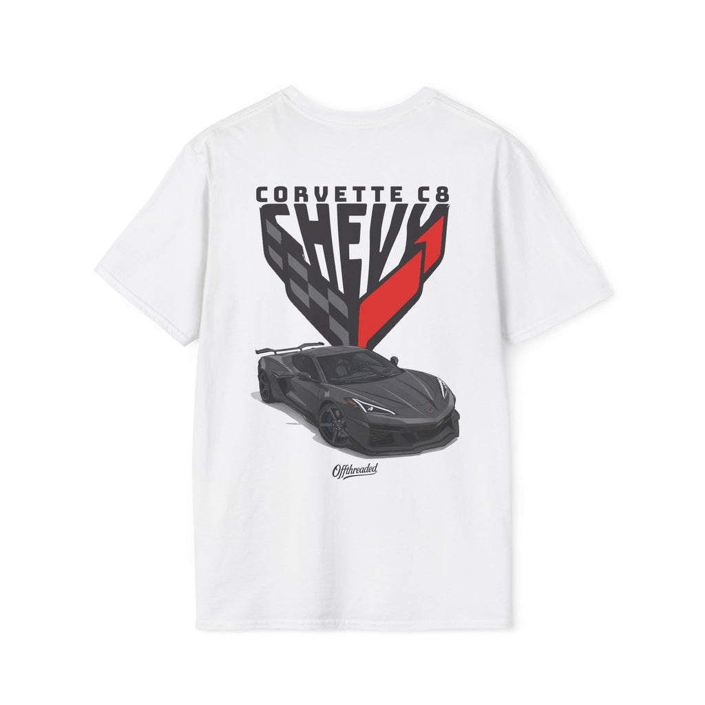 Chevrolet Corvette C8 Graphic T-shirt - Grey