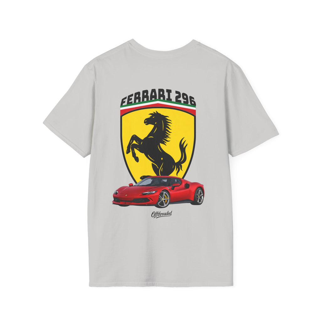 Ferrari 296 Graphic T-Shirt - Red