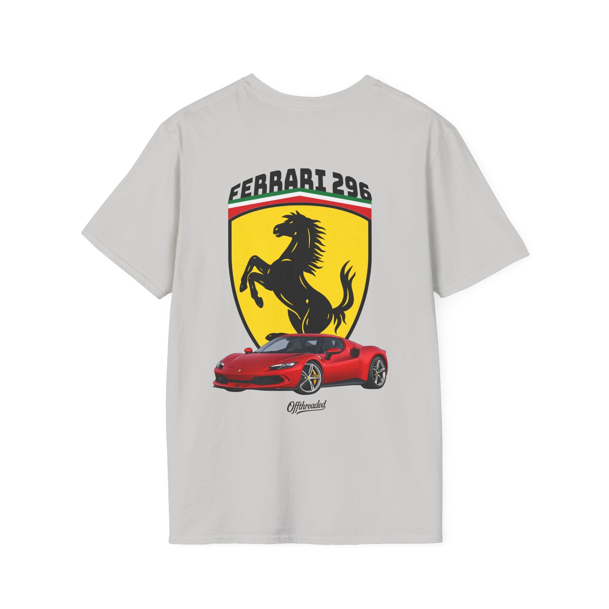 Ferrari 296 Graphic T-Shirt - Red