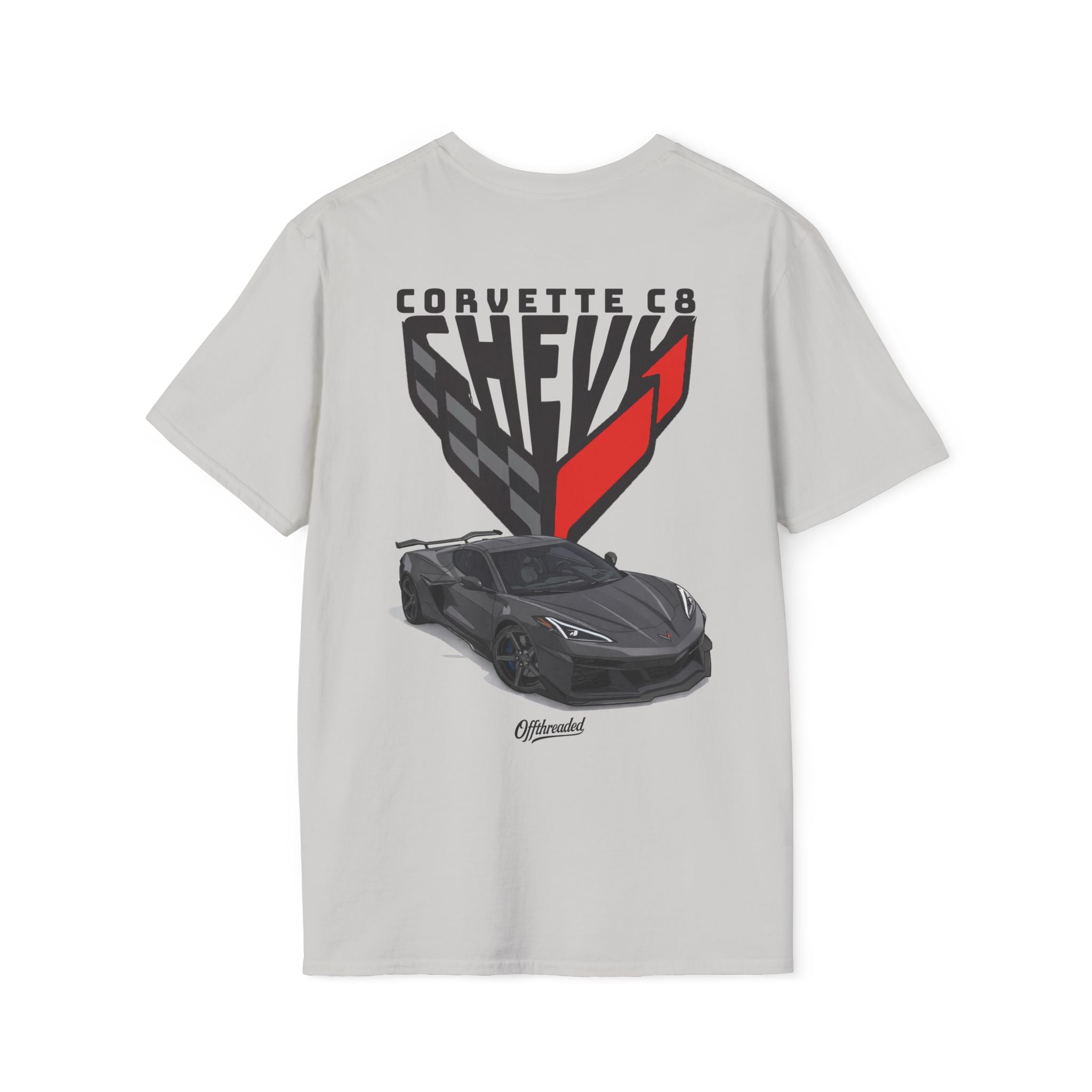 Chevrolet Corvette C8 Graphic T-shirt - Grey