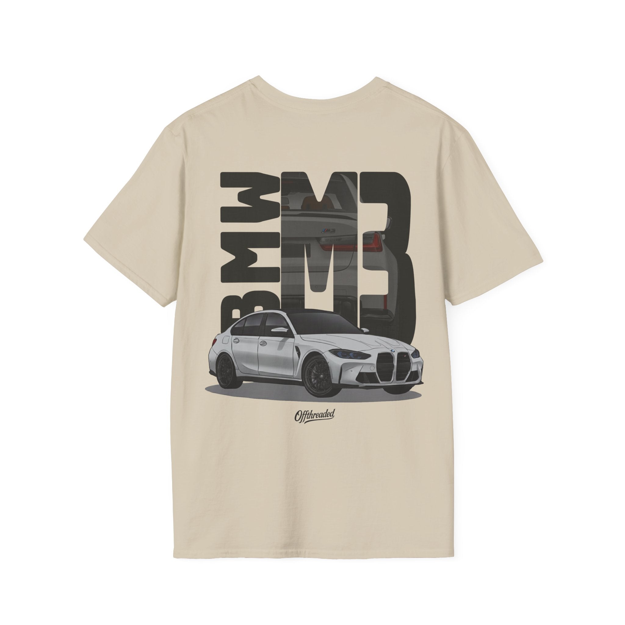 BMW M3 Minimalist Graphic Tee - Grey