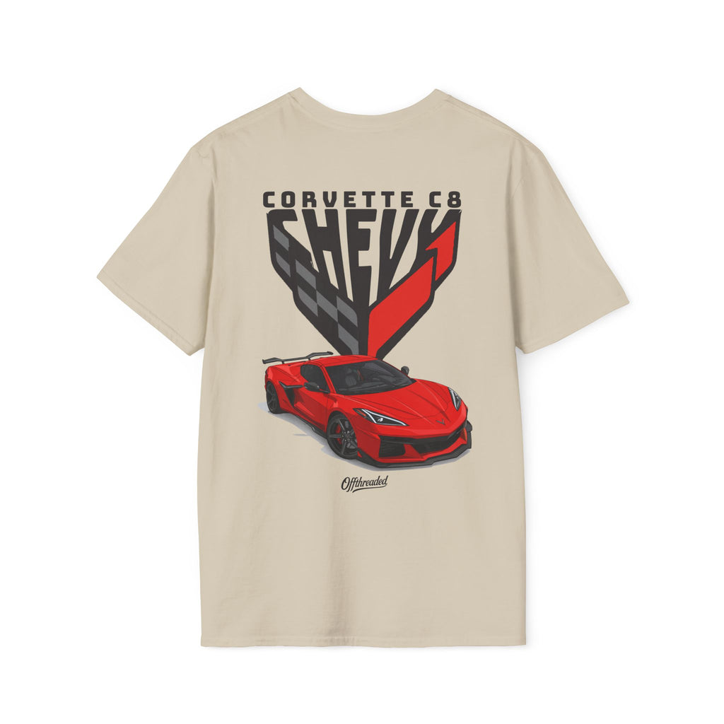 Chevrolet Corvette C8 Graphic T-shirt - Red