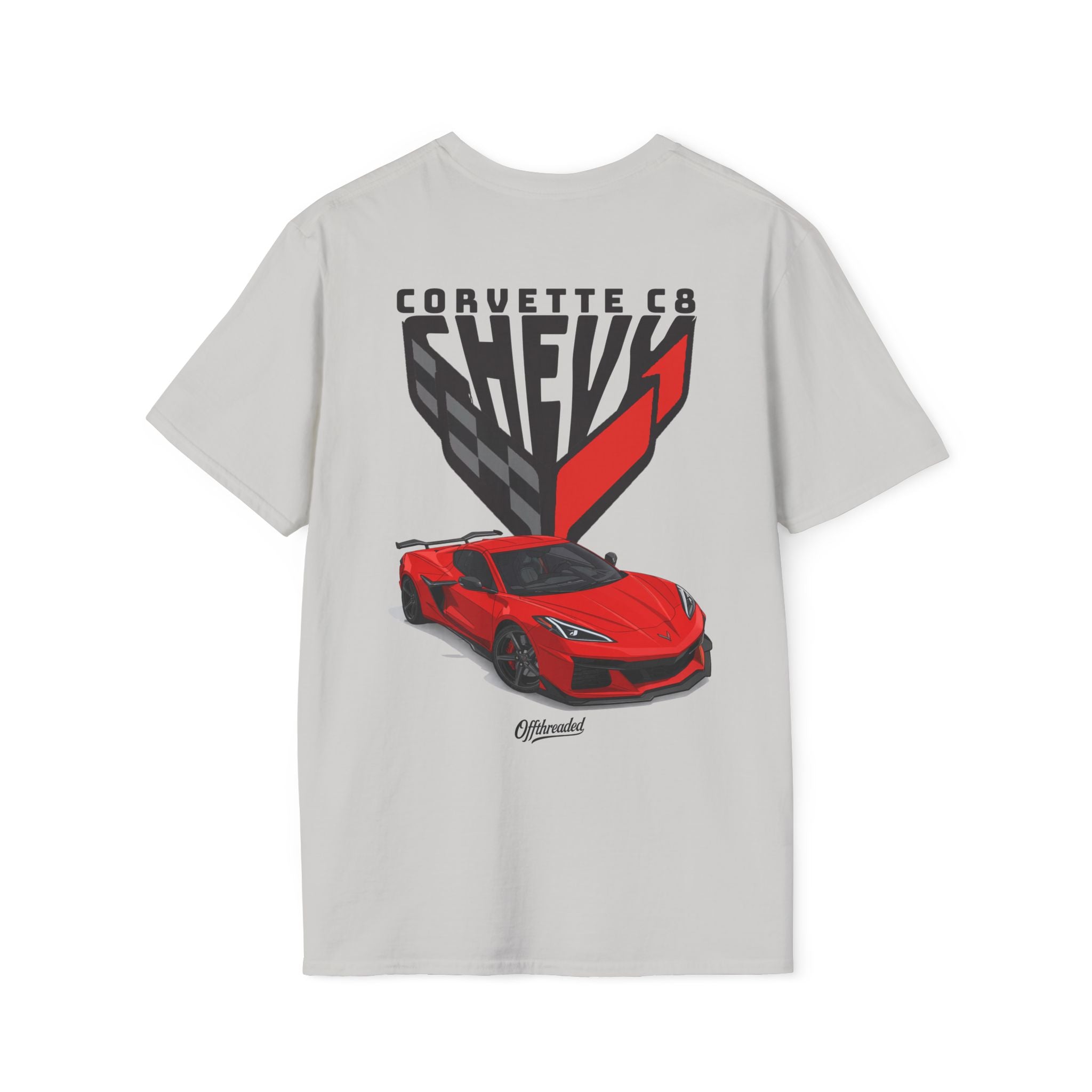 Chevrolet Corvette C8 Graphic T-shirt - Red