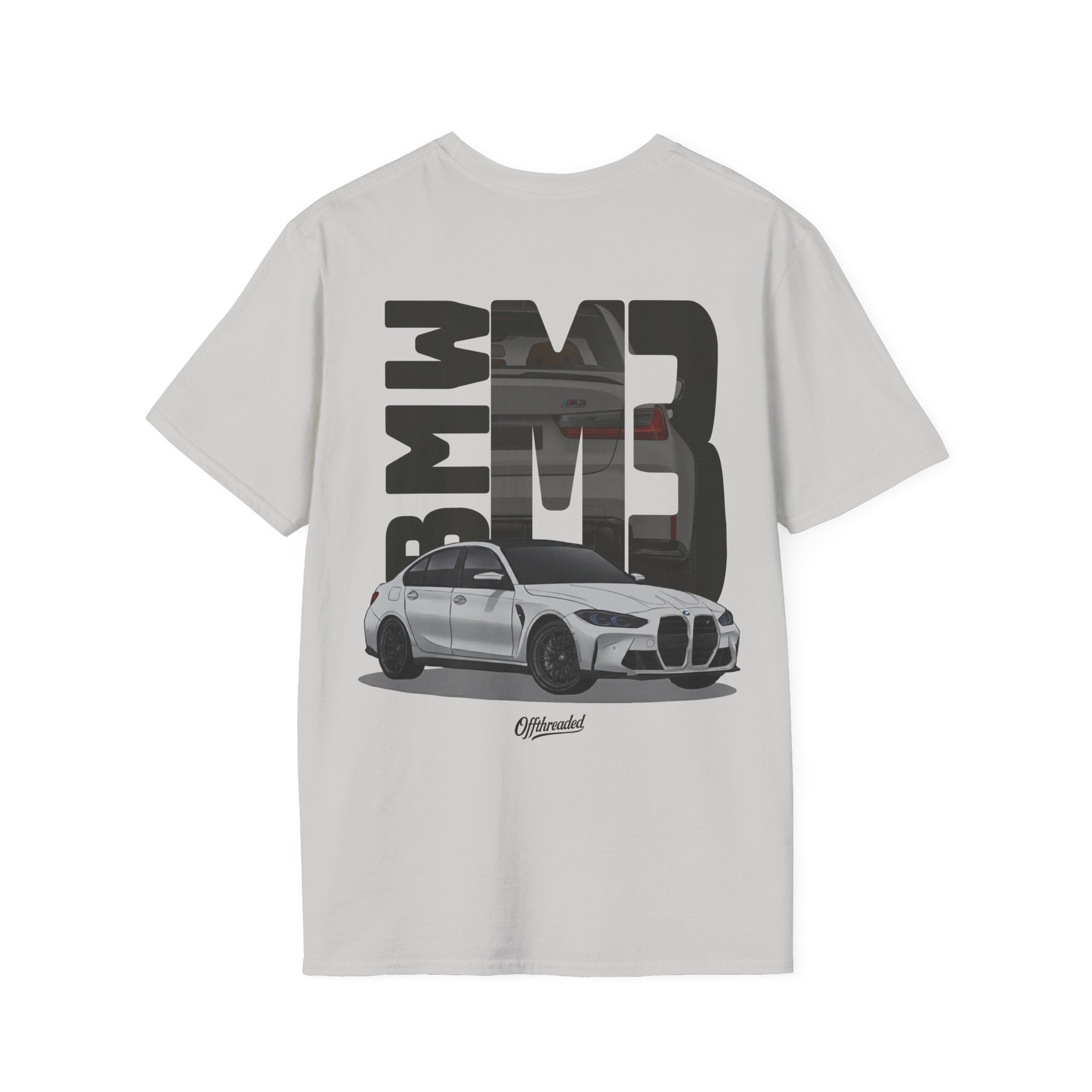 BMW M3 Minimalist Graphic Tee - Grey