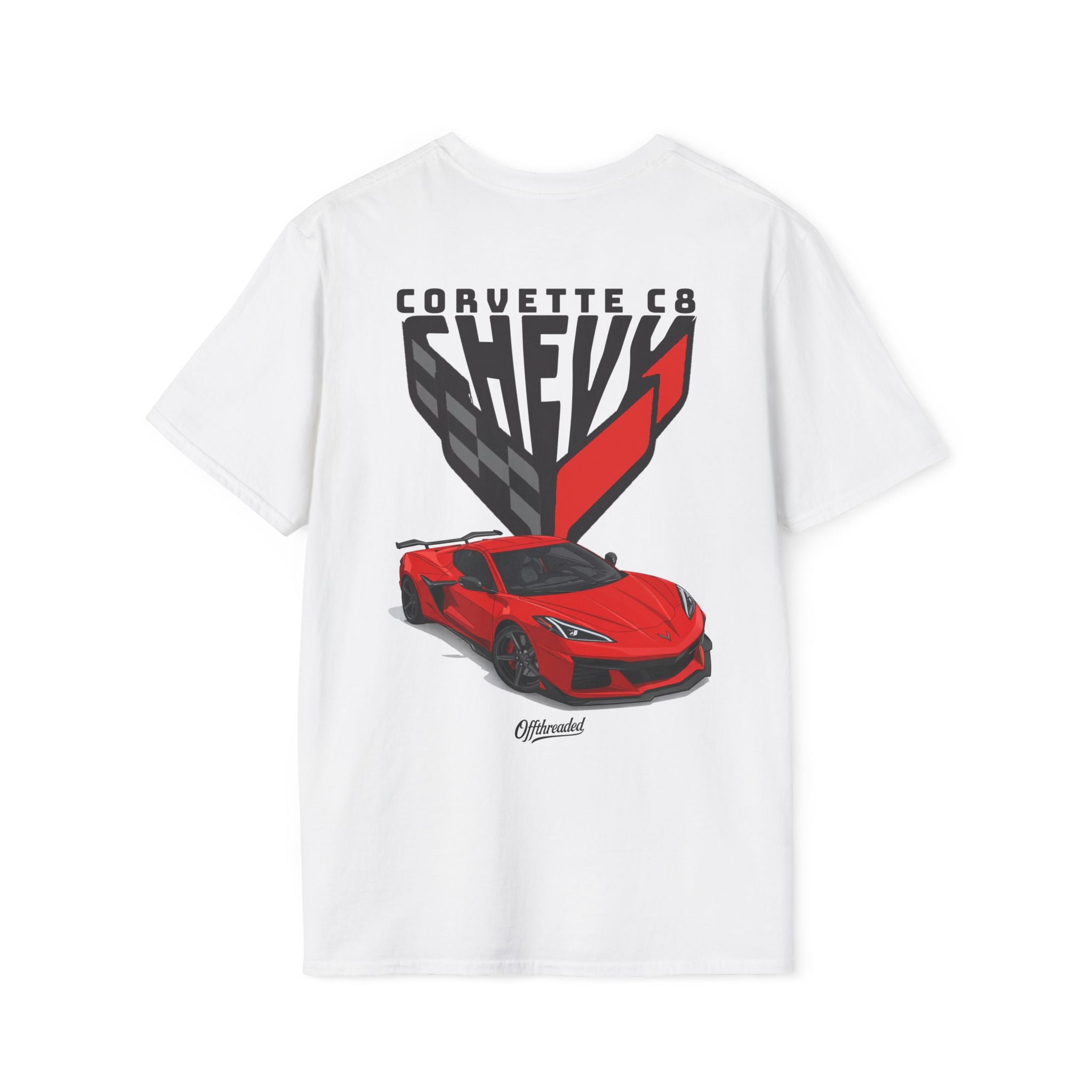 Chevrolet Corvette C8 Graphic T-shirt - Red
