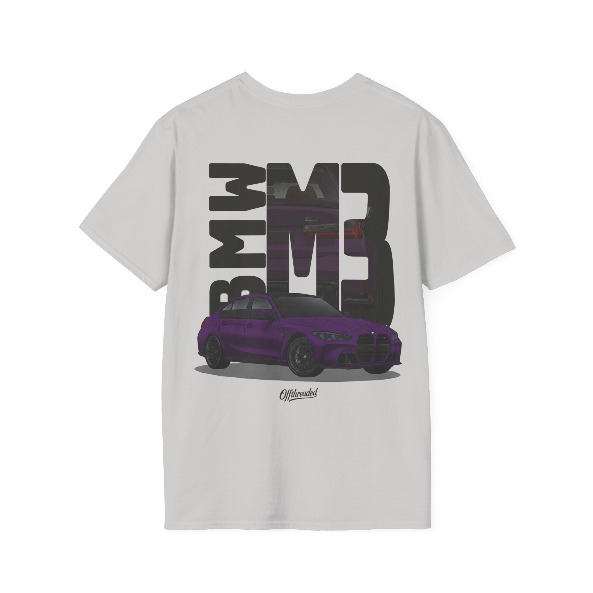 BMW M3 Minimalist Graphic Tee - Purple