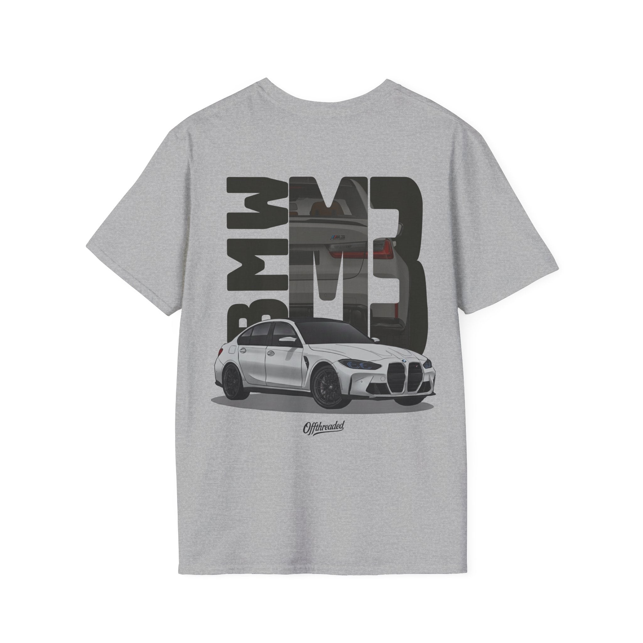 BMW M3 Minimalist Graphic Tee - Grey