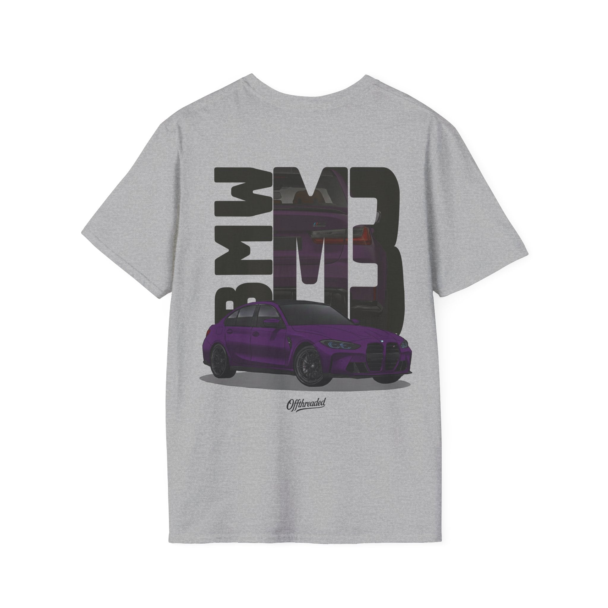 BMW M3 Minimalist Graphic Tee - Purple