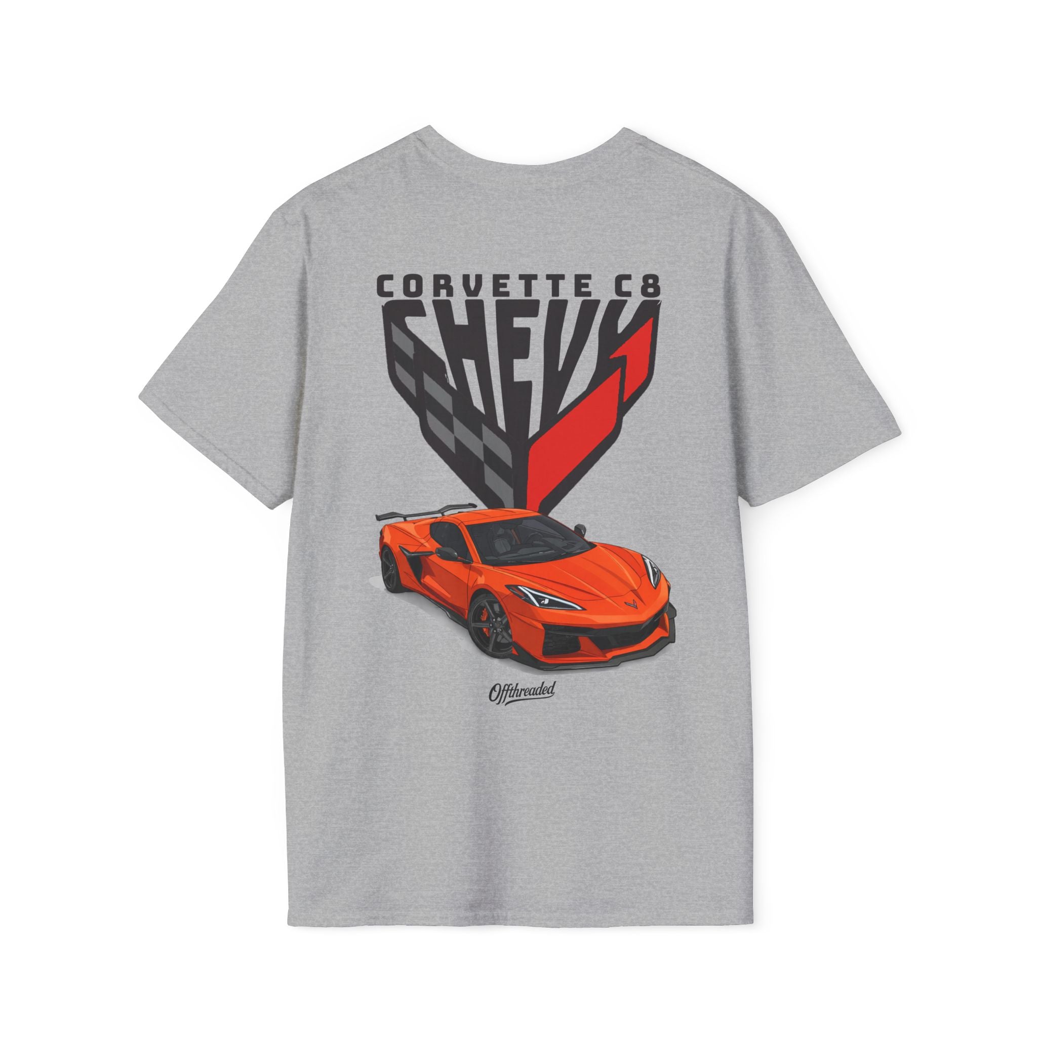 Chevrolet Corvette C8 Graphic T-shirt - Orange