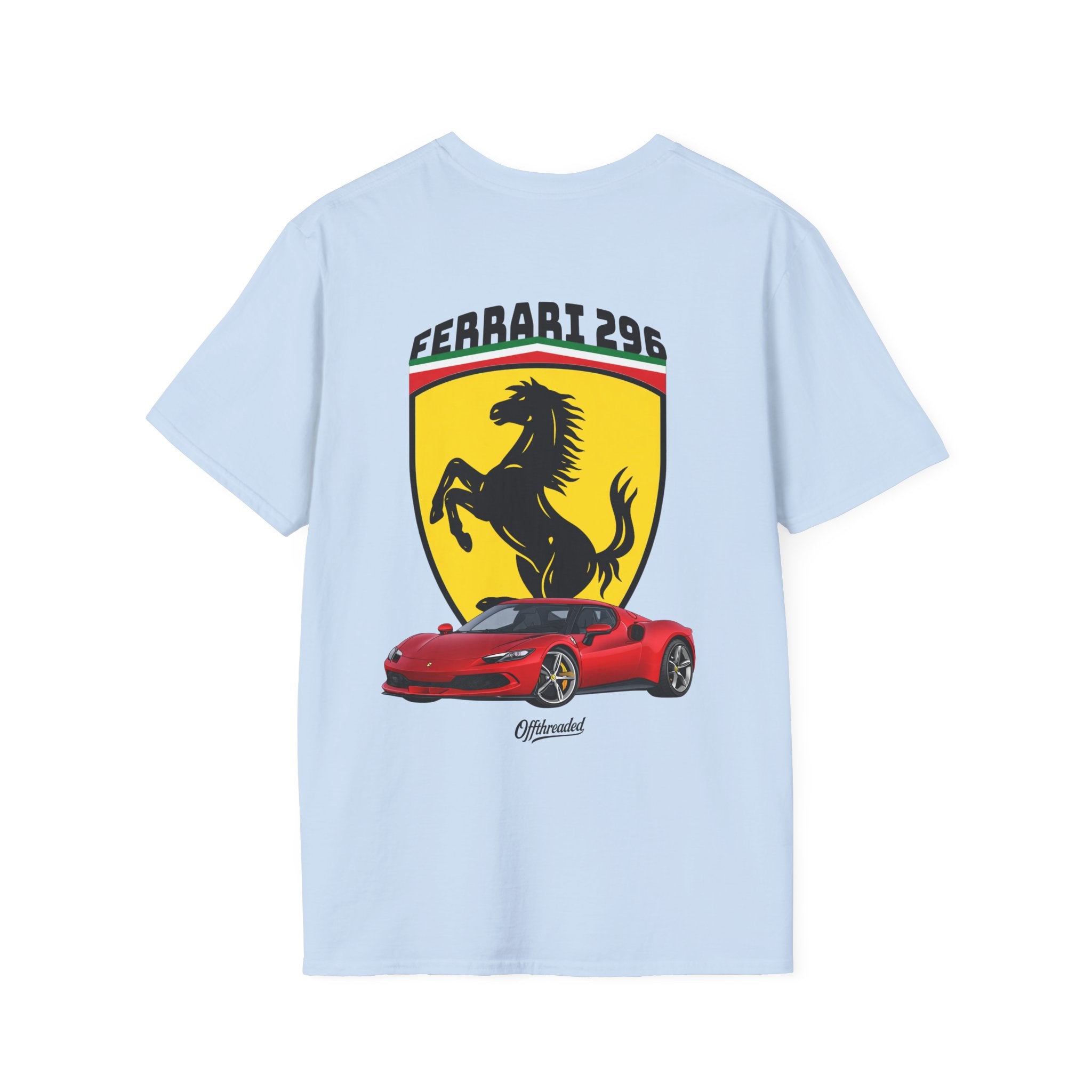 Ferrari 296 Graphic T-Shirt - Red