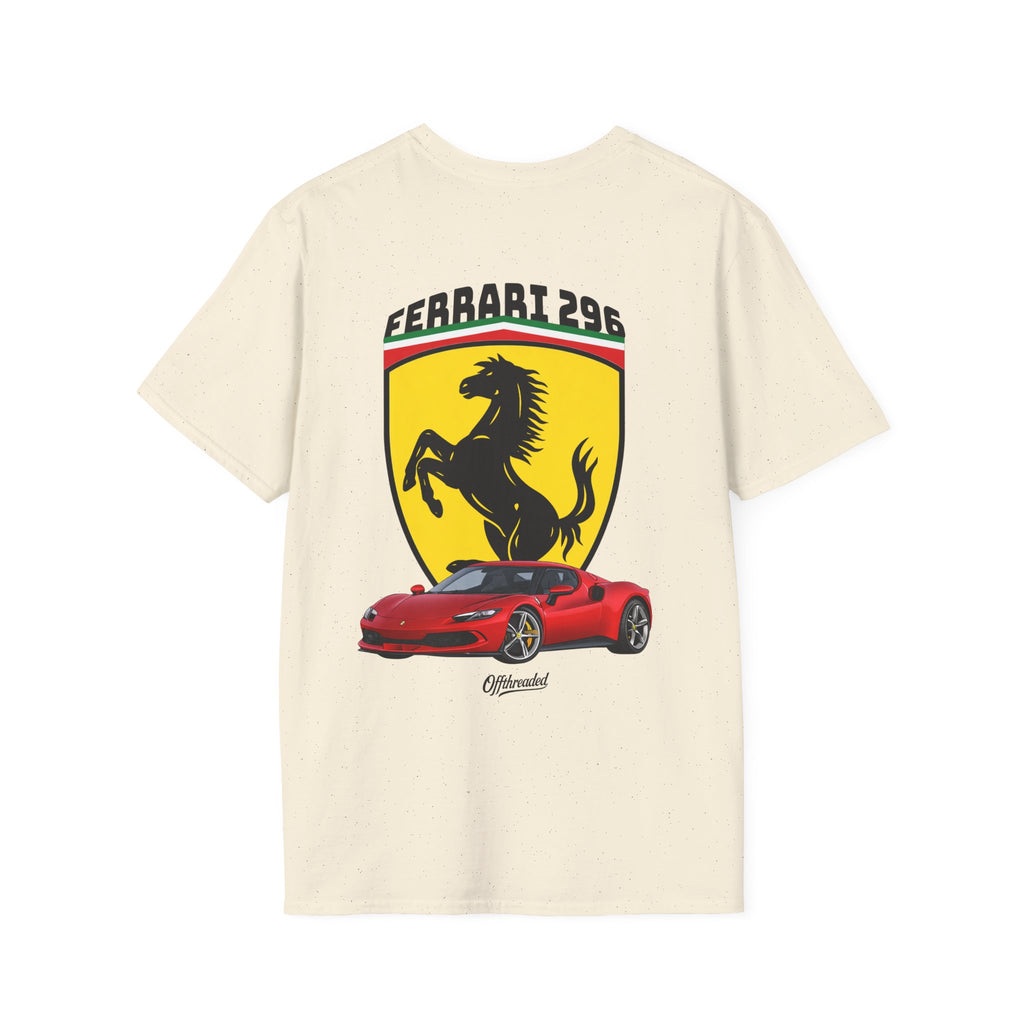 Ferrari 296 Graphic T-Shirt - Red