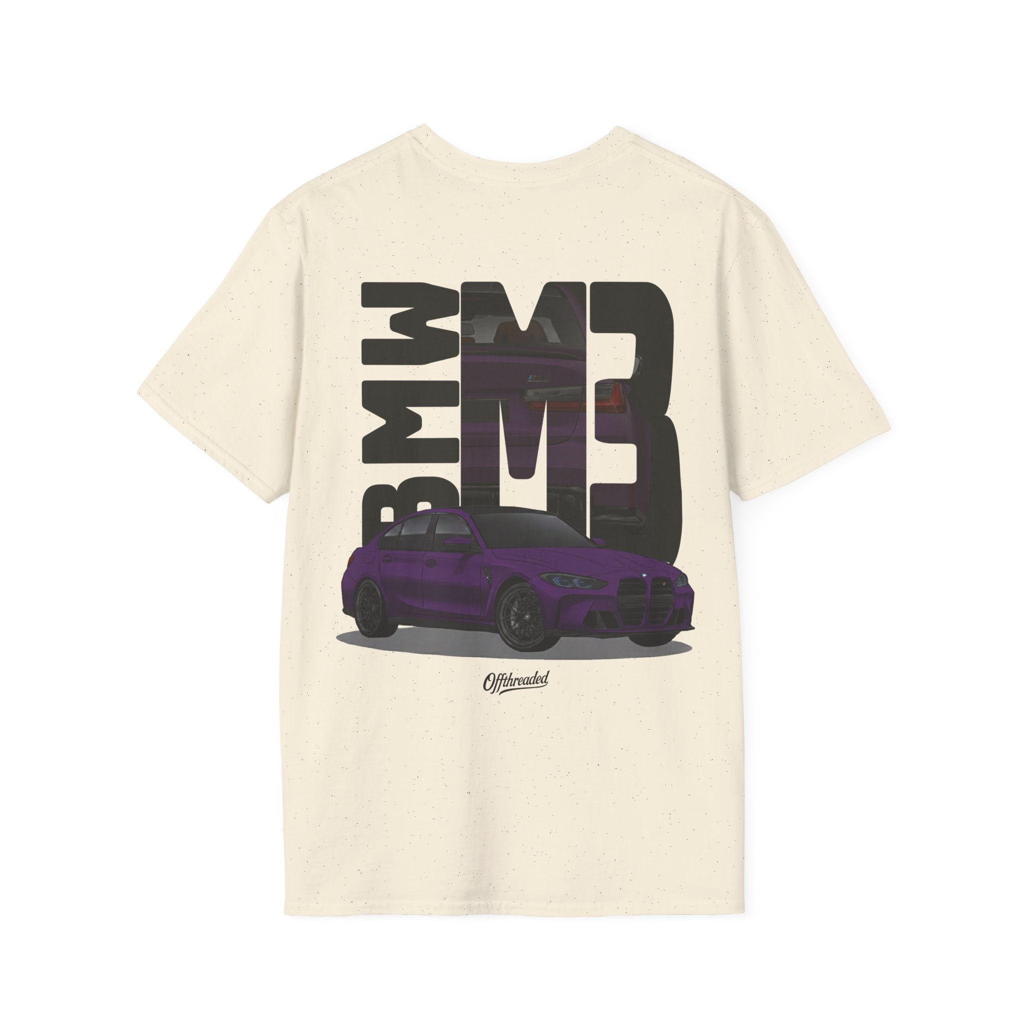 BMW M3 Minimalist Graphic Tee - Purple