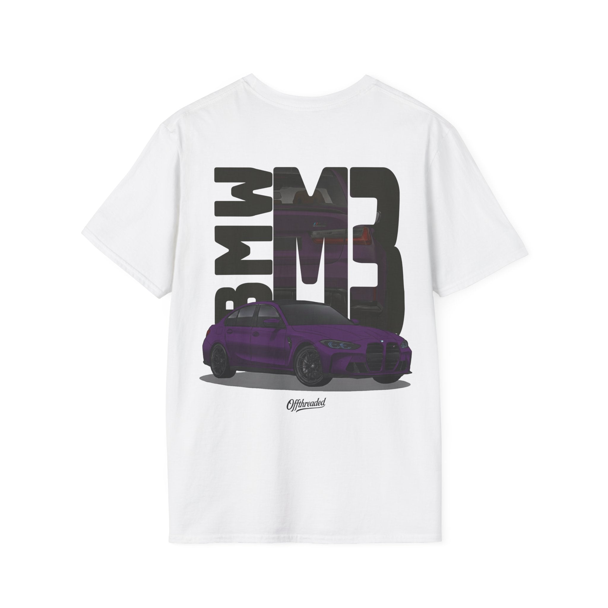 BMW M3 Minimalist Graphic Tee - Purple