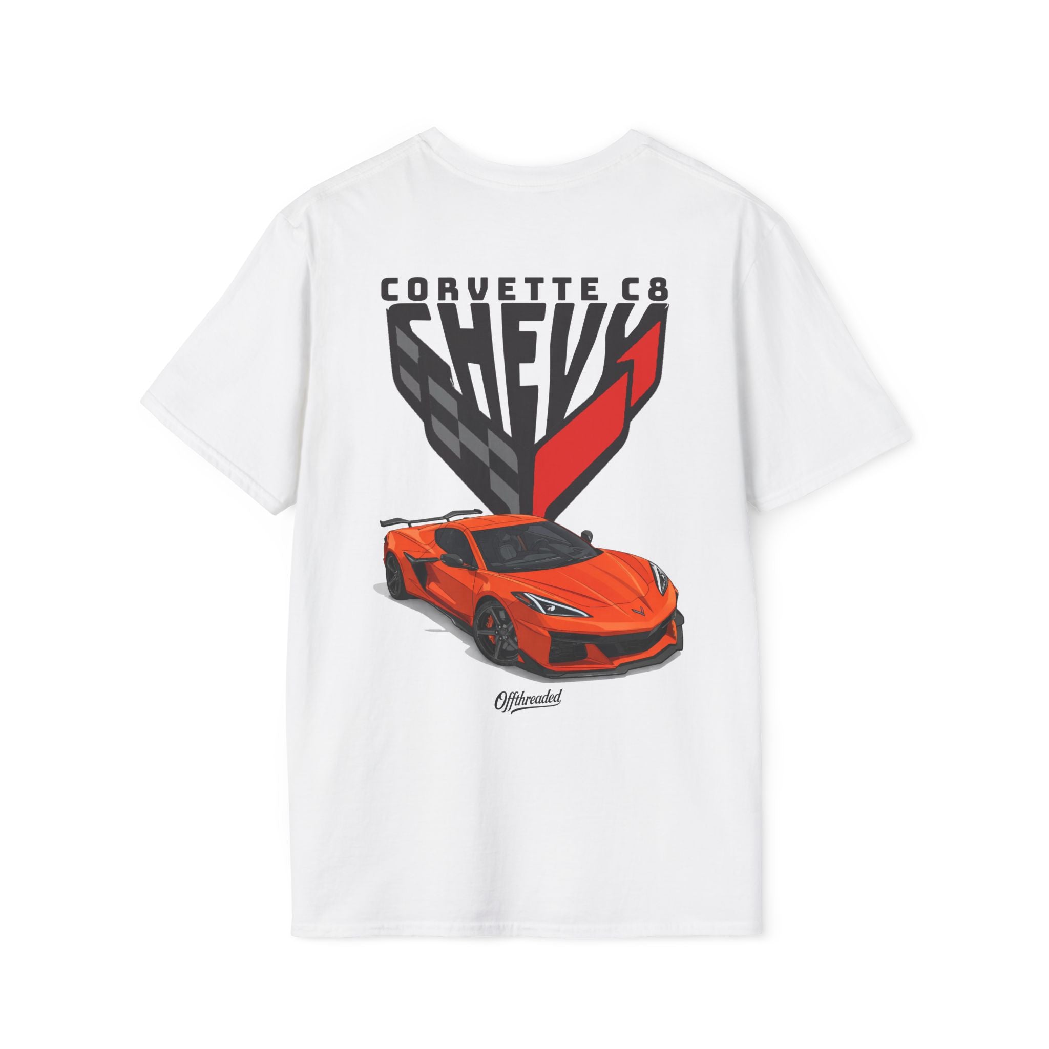 Chevrolet Corvette C8 Graphic T-shirt - Orange