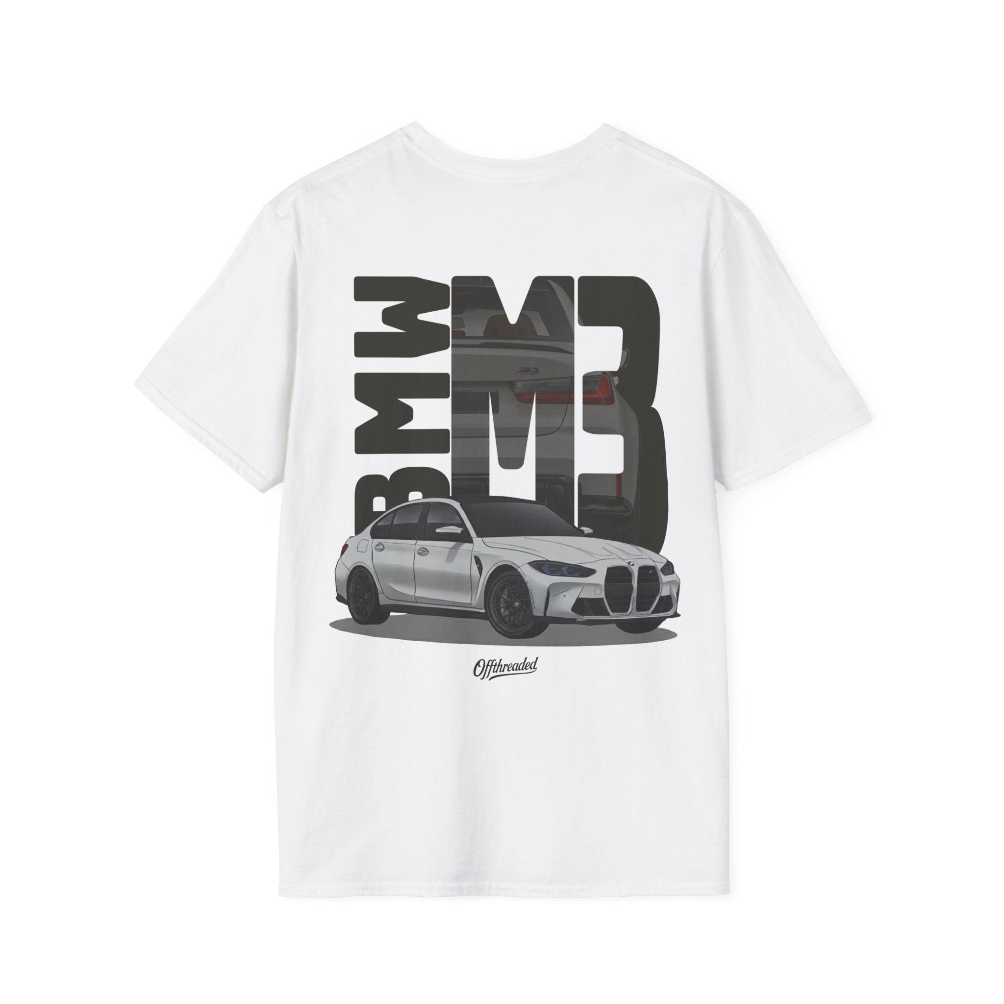 BMW M3 Minimalist Graphic Tee - Grey