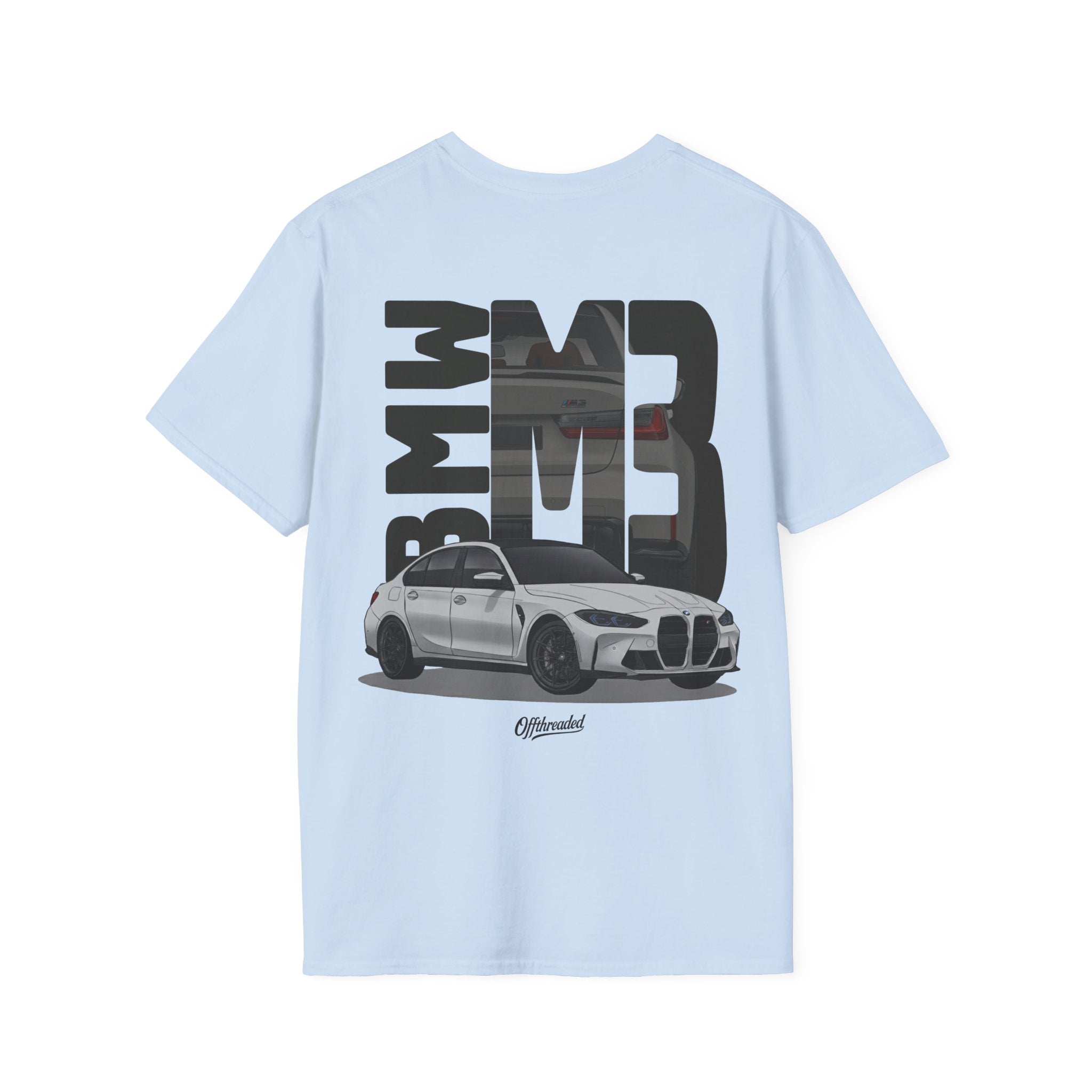 BMW M3 Minimalist Graphic Tee - Grey