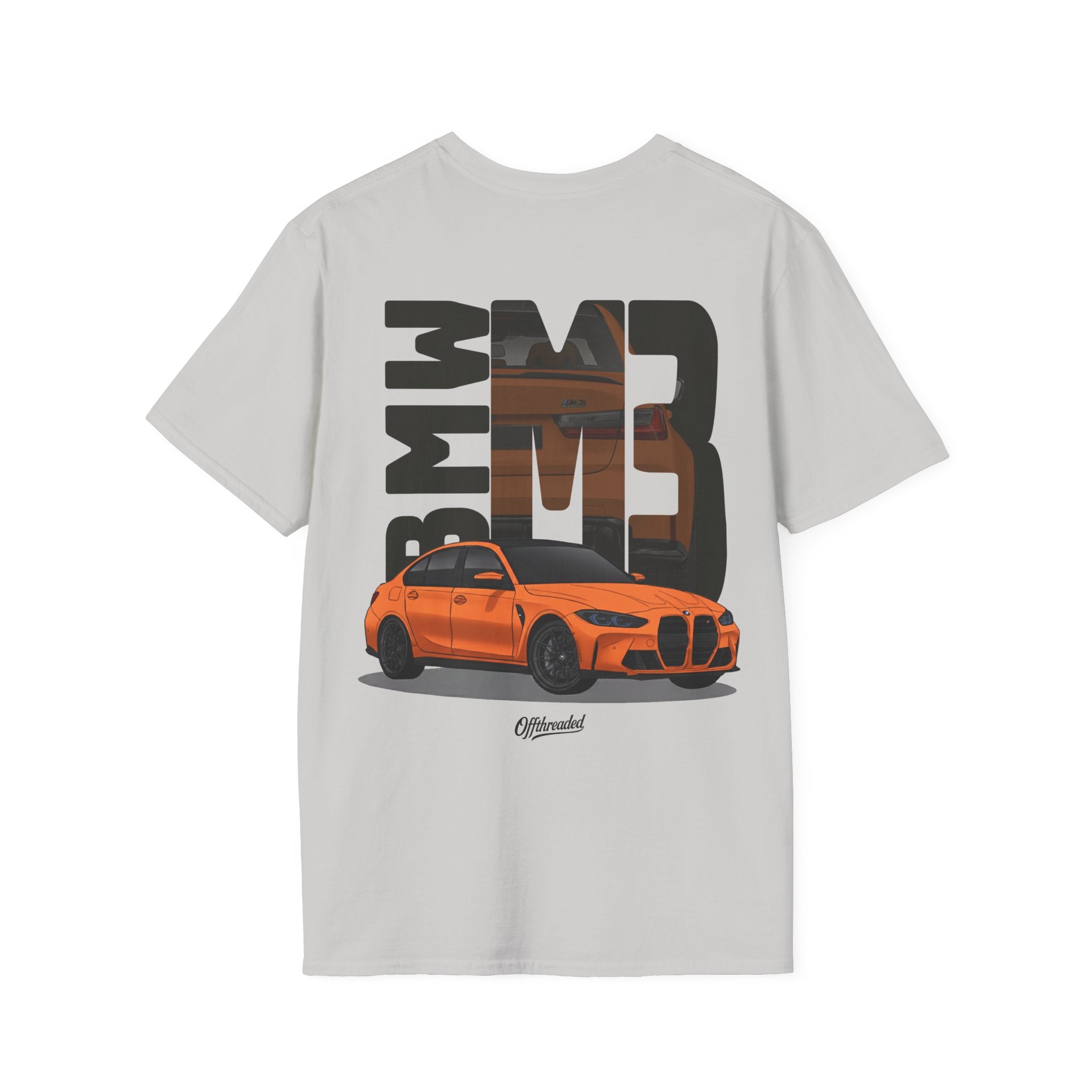 BMW M3 Minimalist Graphic Tee - Orange