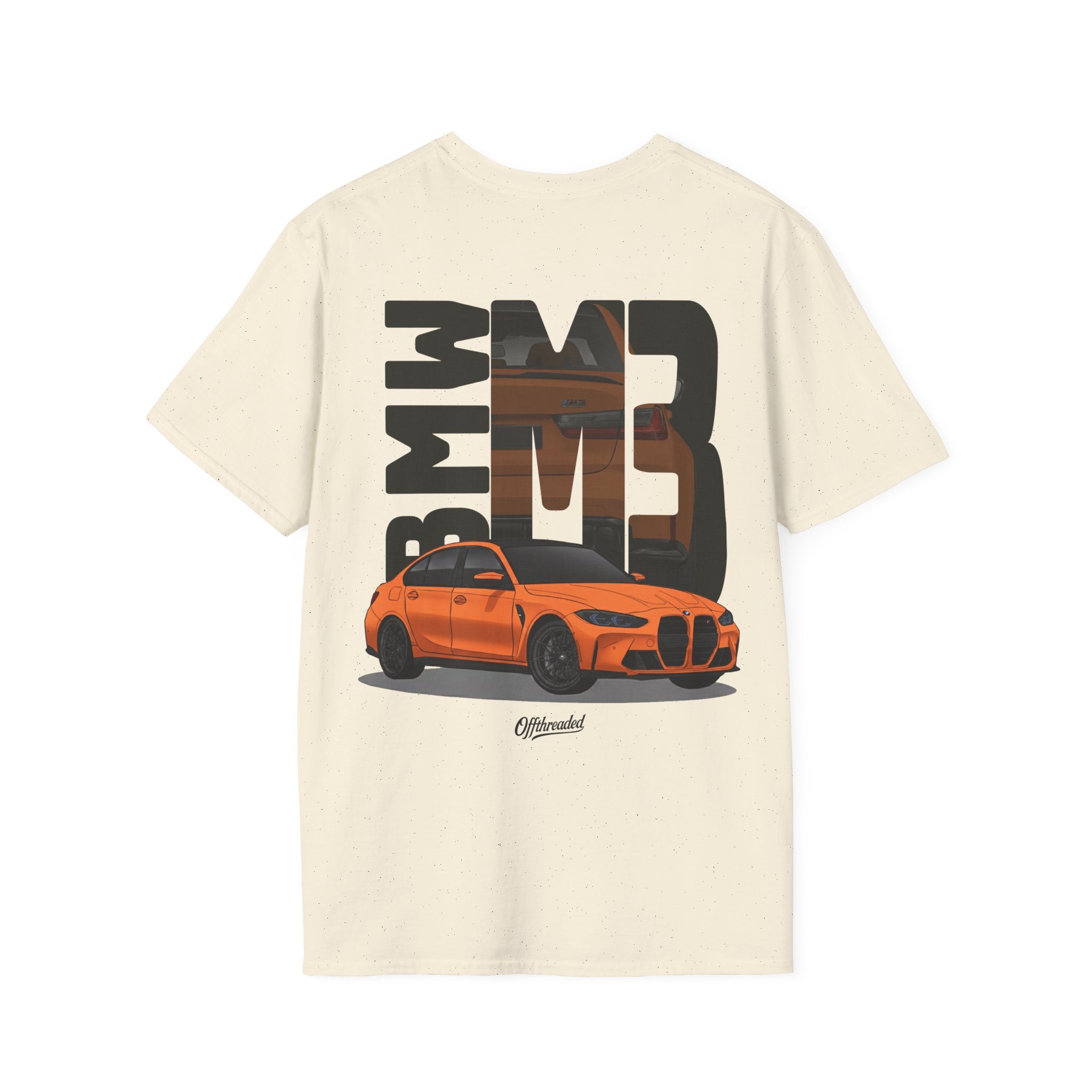 BMW M3 Minimalist Graphic Tee - Orange